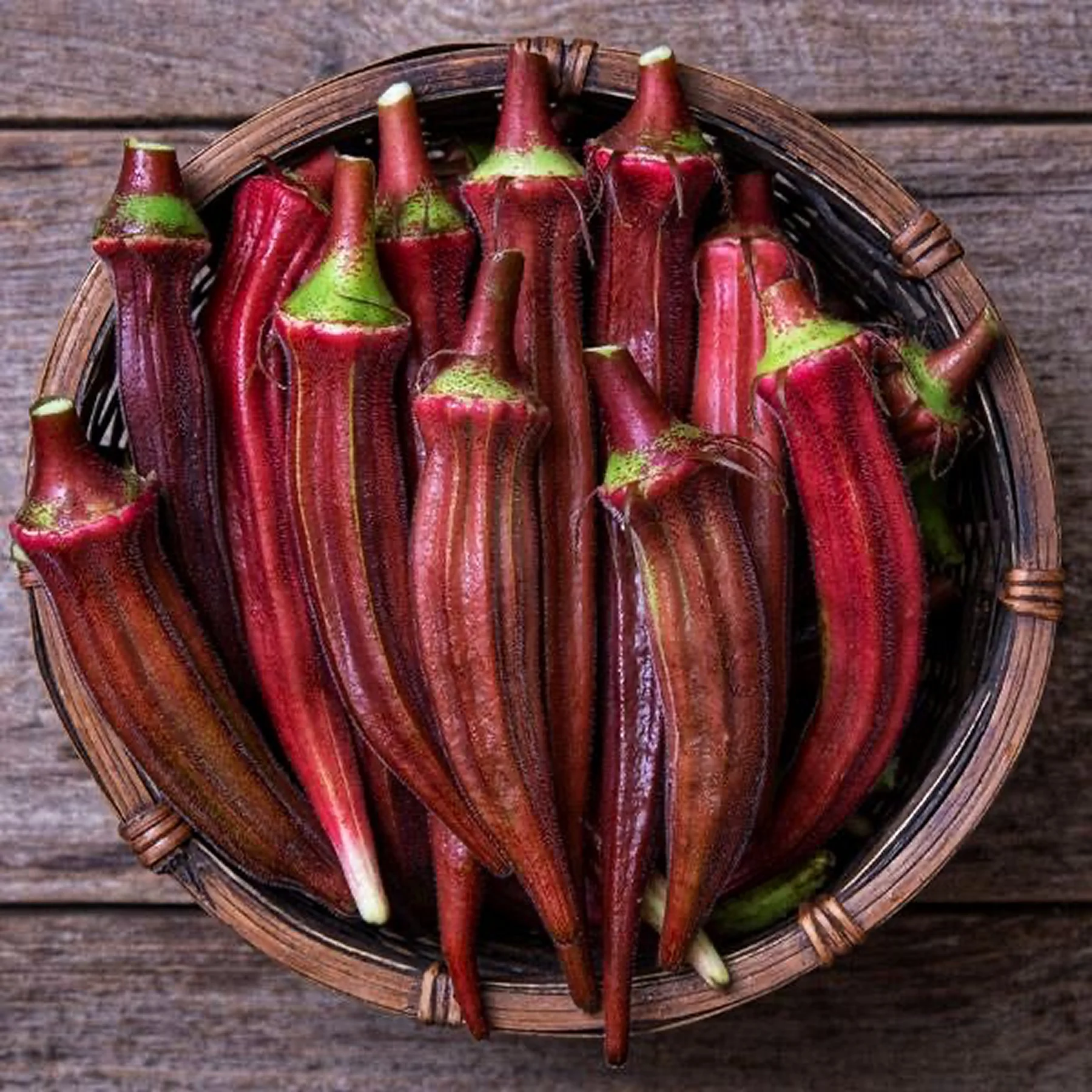 Бамія червона Red Burgundy (Red Burgundy)